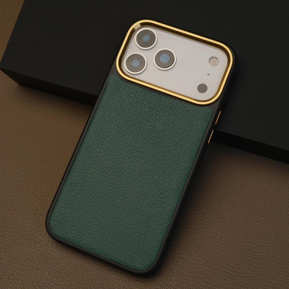 Personalized Luxury Magsafe Leather Phone Case