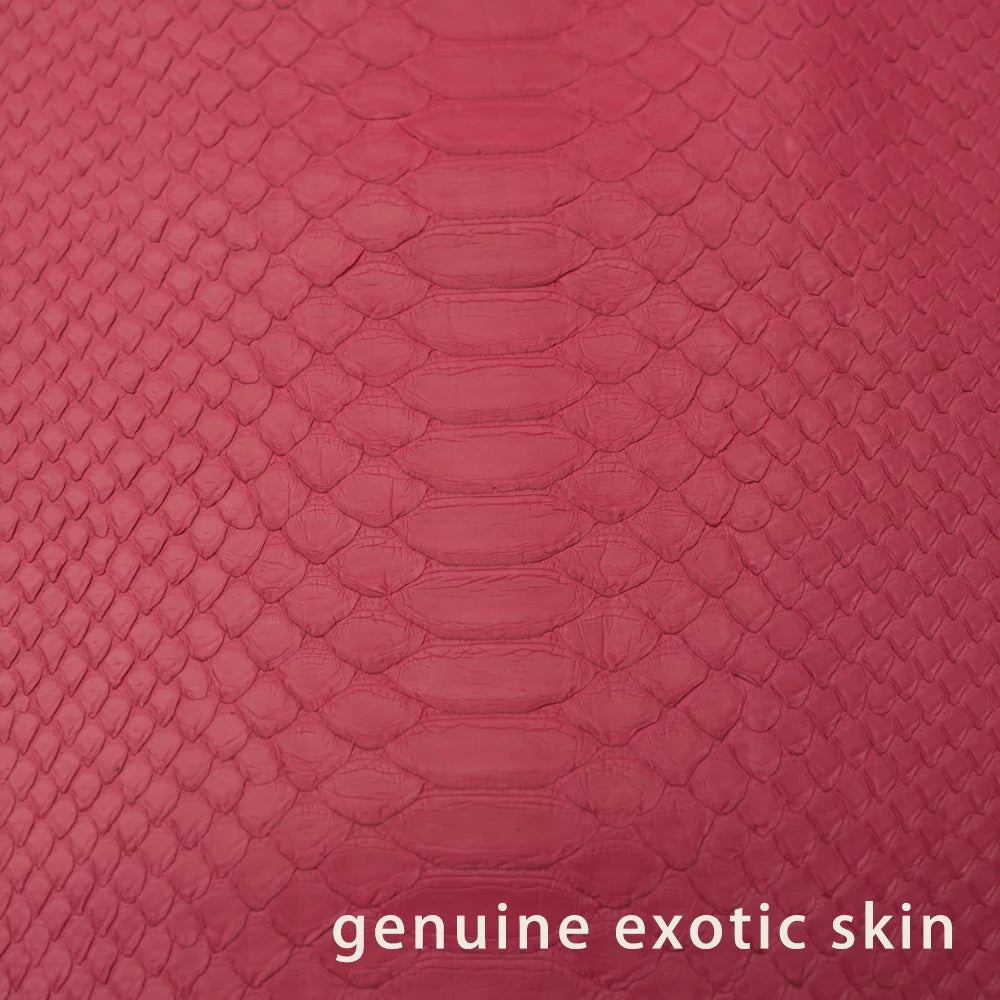 Premium Exotic Pink Snake Leather iPhone Case