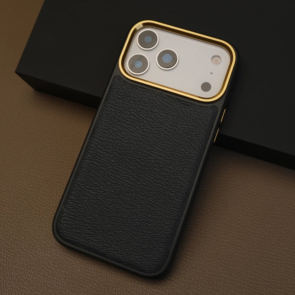 Personalized Luxury Magsafe Leather Phone Case