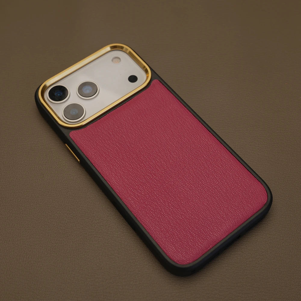 Personalized Luxury Magsafe Leather Phone Case