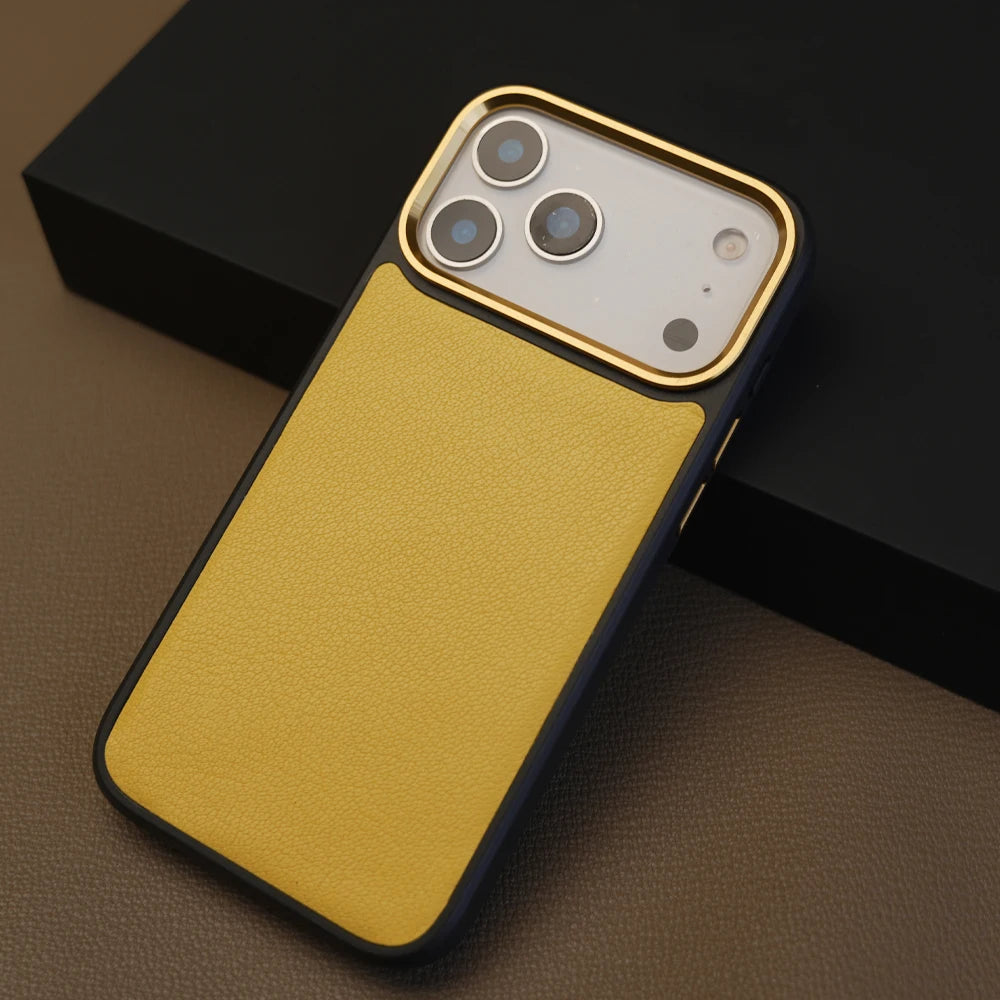 Personalized Luxury Magsafe Leather Phone Case