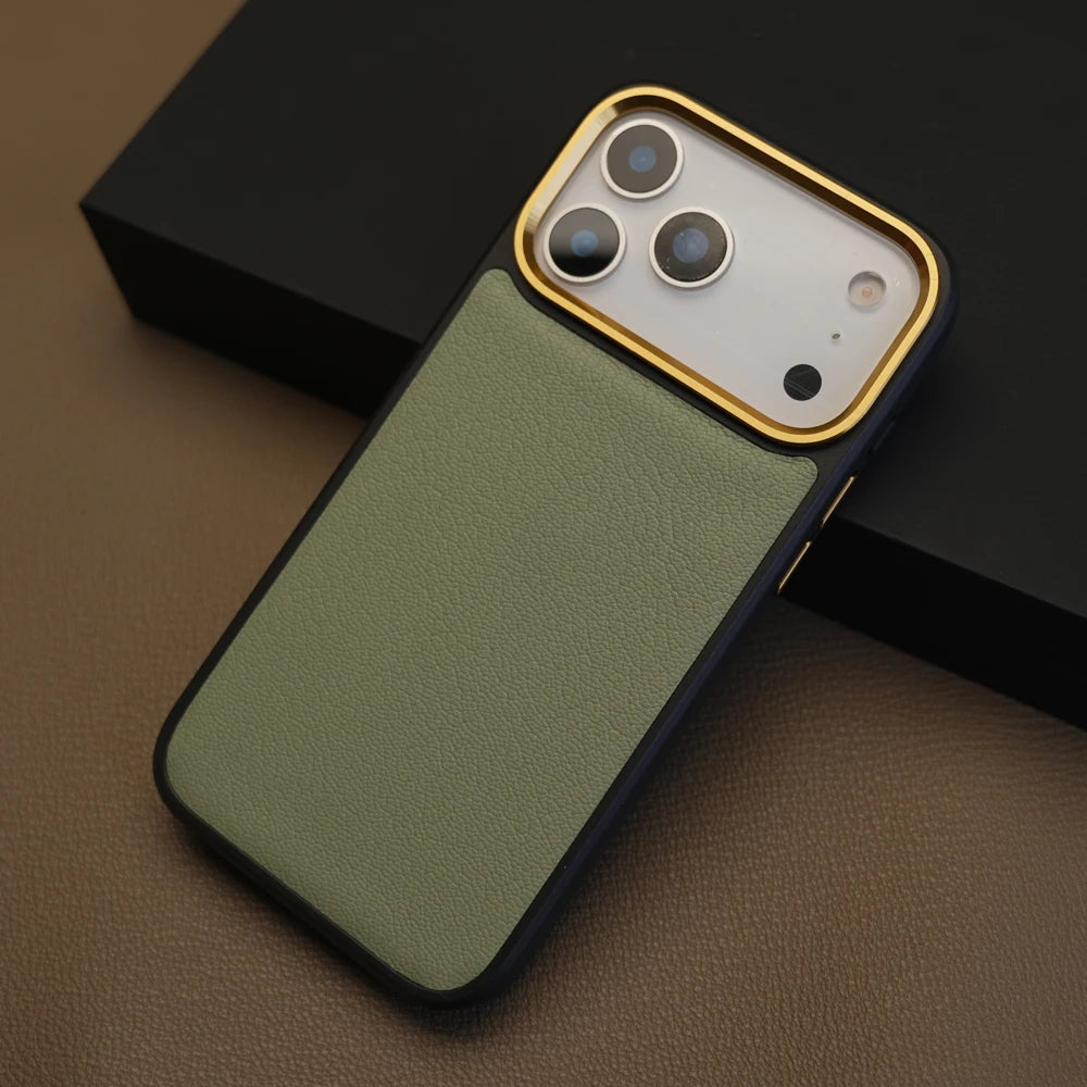 Personalized Luxury Magsafe Leather Phone Case